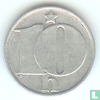 Tchécoslovaquie 10 haleru 1977 - Image 2