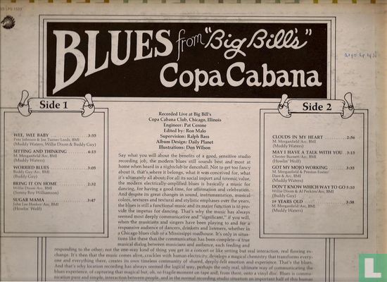 Blues from "Big Bill's" Copa Cabana - Image 2