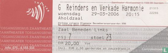 20060329 Gé Reinders en Verkade Harmonie - Afbeelding 1