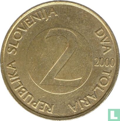 Slovenië 2 tolarja 2000 - Afbeelding 1