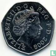 Verenigd Koninkrijk 50 pence 2008 (type 2) - Afbeelding 1