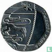 United Kingdom 20 pence 2008 (type 2) - Image 2