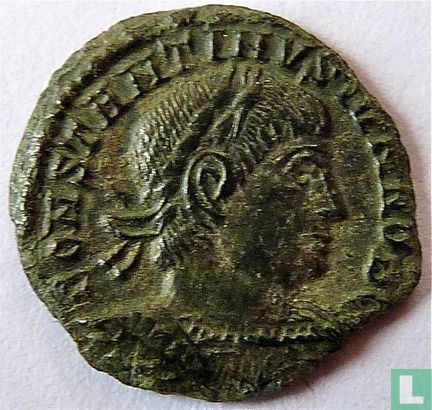 AE3 Kleinfollis Trier Roman Empire of Constantine II 332-333 AD. - Image 2