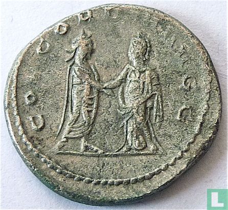 Romeinse Keizerrijk Antoninianus van Keizerin Salonina 258-260 n.Chr. - Afbeelding 1