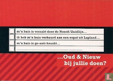 B090371 - AT5 "... Oud & Nieuw bij jullie doen?" - Afbeelding 1