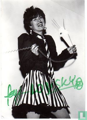 Fay Luyendijk Promotie kaart met handtekening