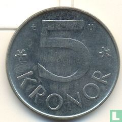 Sweden 5 kronor 1982 - Image 2