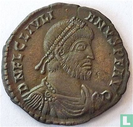 Romeinse Keizerrijk AE1 Follis van Keizer Julianus II Apostata 362 n.Chr. - Afbeelding 2