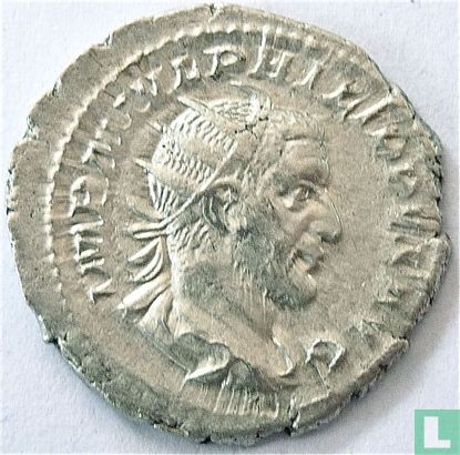 Romeinse Keizerrijk Antoninianus van Keizer Philippus I Arabs 244-245 n.Chr. - Afbeelding 2