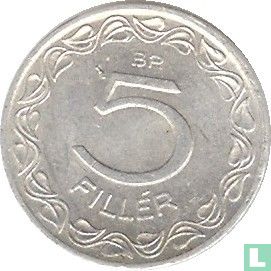 Hongarije 5 fillér 1964 - Afbeelding 2
