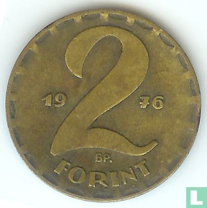 Hongarije 2 forint 1976 - Afbeelding 1