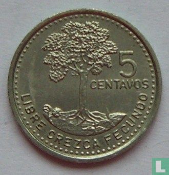 Guatemala 5 centavos 1997 - Image 2