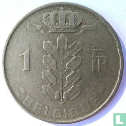Belgique 1 franc 1951 (FRA) - Image 2