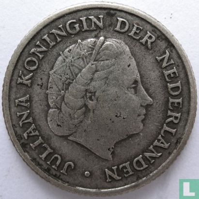 Netherlands Antilles 1/10 gulden 1954 - Image 2
