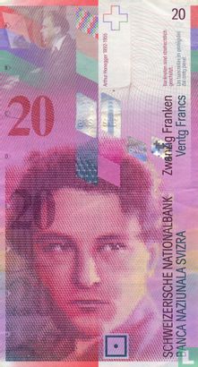 Schweiz 20 Franken 1995 - Bild 1
