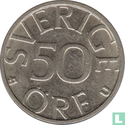 Suède 50 öre 1981 - Image 2