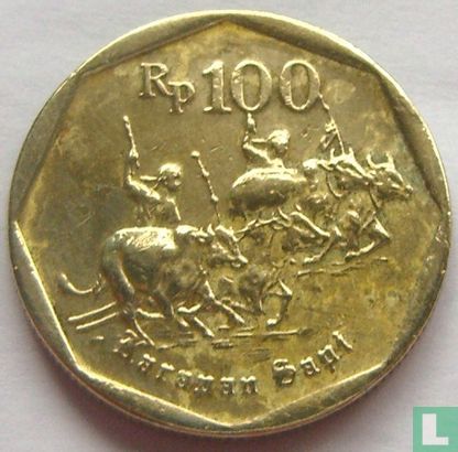 Indonesien 100 Rupiah 1994 - Bild 2