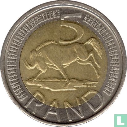 Afrique du Sud 5 rand 2006 - Image 2