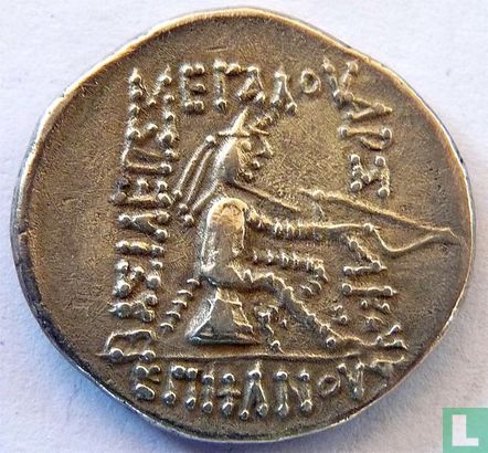 Parthische Rijk Drachme von Koning Mithradates II 123-88 v.Chr - Bild 1