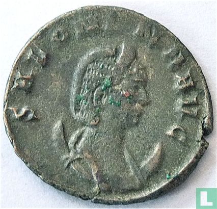 Romeinse Keizerrijk Antoninianus van Keizerin Salonina 260-262 n.Chr. - Afbeelding 2