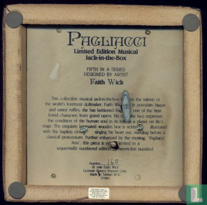 Pagliacci musical jack-in-the-box (muziekdoos) - Image 3