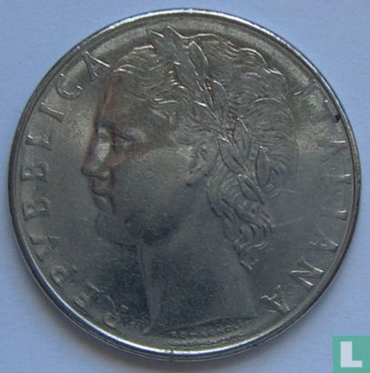 Italien 100 Lire 1977 - Bild 2