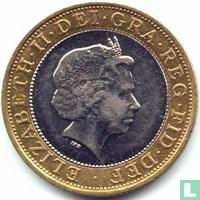 United Kingdom 2 pounds 2001 "Centenary First Transatlantic Radio Transmission" - Image 2