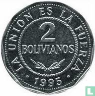 Bolivie 2 bolivanos 1995 - Image 1