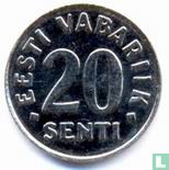 Estonia 20 senti 1999 - Image 2