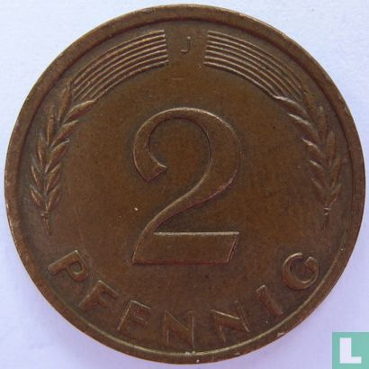 Duitsland 2 pfennig 1950 (J) - Afbeelding 2