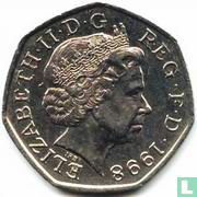 Verenigd Koninkrijk 50 pence 1998 "25th anniversary UK entry in the European Union" - Afbeelding 1