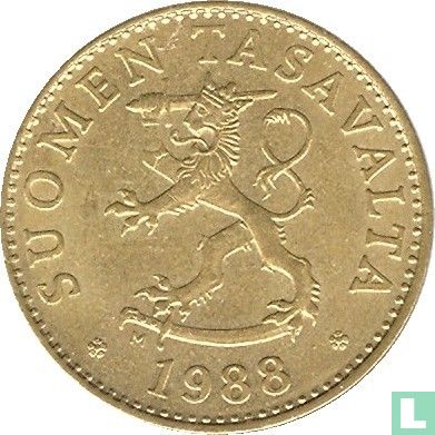 Finlande 50 penniä 1988 - Image 1