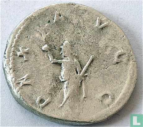 Romeinse Rijk, AR Antoninianus, 257 AD, Gallienus (PAX AVGG) - Afbeelding 1