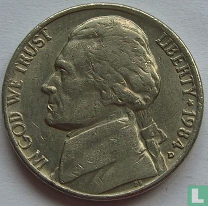 Verenigde Staten 5 cents 1984 (D) - Afbeelding 1