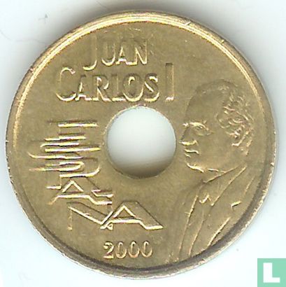 Espagne 25 pesetas 2000 - Image 1