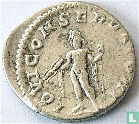 Romeinse Keizerrijk Denarius van Keizer Severus Alexander 222 n.Chr. - Afbeelding 1
