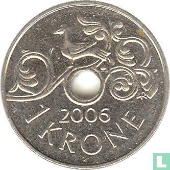 Norwegen 1 Krone 2006 - Bild 1