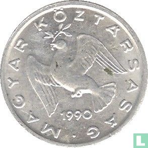 Hongarije 10 fillér 1990 - Afbeelding 1