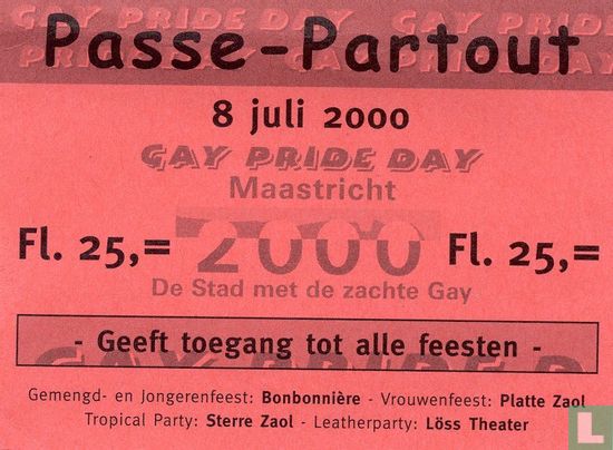 20000708 Passe-Partout Gay Pride Day Maastricht
