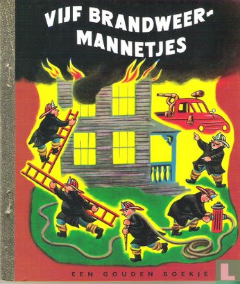 Vijf brandweermannetjes - Afbeelding 1