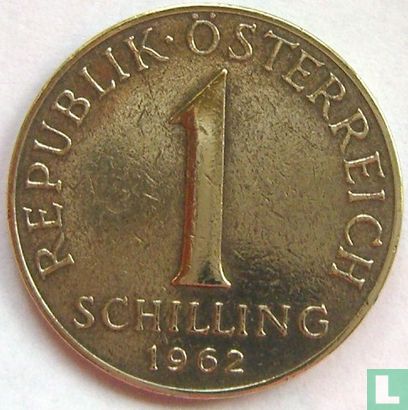 Autriche 1 schilling 1962 - Image 1