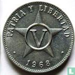 Cuba 5 centavos 1968 (type 2) - Afbeelding 1