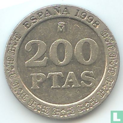 Spanje 200 pesetas 1998 - Afbeelding 2