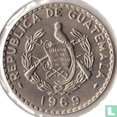 Guatemala 25 Centavo 1969 - Bild 1
