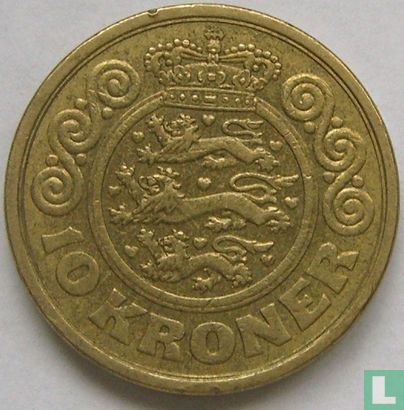 Denemarken 10 kroner 1990 - Afbeelding 2