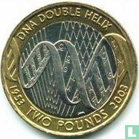 Verenigd Koninkrijk 2 pounds 2003 "50th anniversary Discovery of DNA" - Afbeelding 1