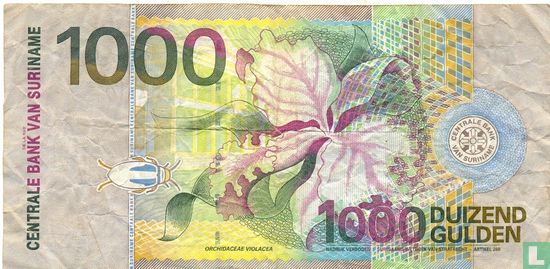 Suriname 1000 Gulden  - Afbeelding 2
