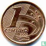 Brazil 1 centavo 2002 - Image 1