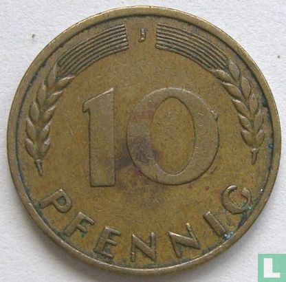 Allemagne 10 pfennig 1966 (J) - Image 2