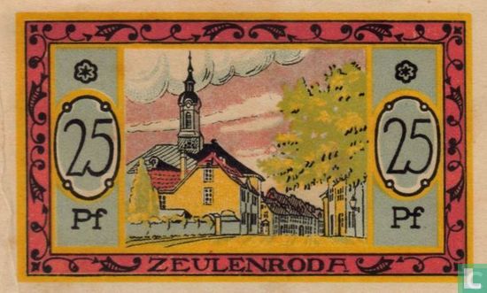 Zeulenroda, Stadt - 25 Pfennig (4) 1921 - Afbeelding 1
